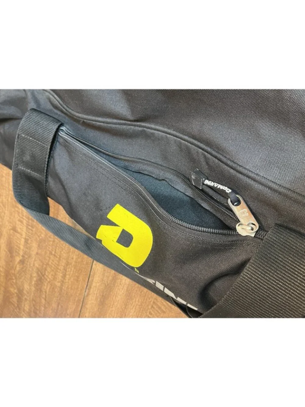 DeMarini Baseball Softball Duffle Equipment Bat Storage Bag Black Yellow 35